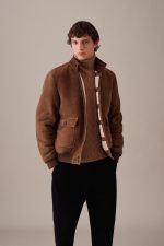 Mens Brown Sheepskin Jacket US