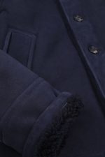 Men Suede Shearling Jacket USA