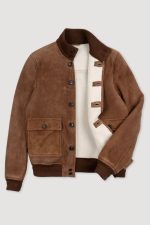 Mens Brown Sheepskin Jacket United States