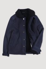 Men Suede Shearling Jacket USA