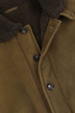 Mens Olive Shearling Jacket United States