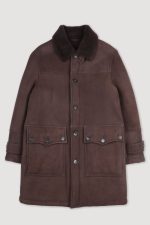 Mens Brown Sheepskin Coat
