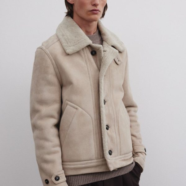 Monarch Sand Sheepskin Jacket
