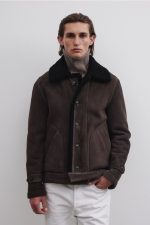 Espresso Brown Sheepskin Jacket