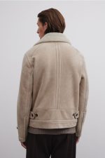 Monarch Sand Sheepskin Jacket US x