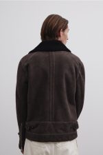 Espresso Brown Sheepskin Jacket x