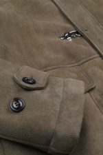 Mens Luxury Hooded Sheepskin Coat US